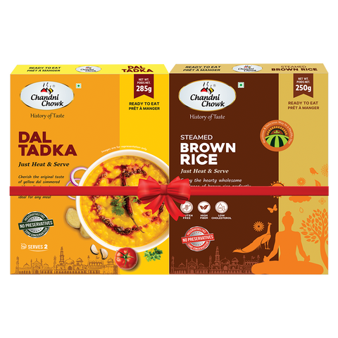 Dal Tadka & Brown Rice Combo