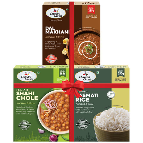 Dal Makhani & Shahi Chole with Basmati Rice