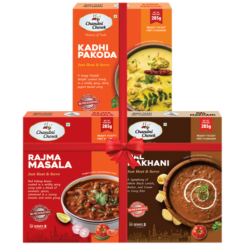 Dal Makhani & Rajma Masala with Kadhi Pakoda