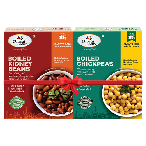 Boiled Kidney Beans & Boiled Chikpea Combo