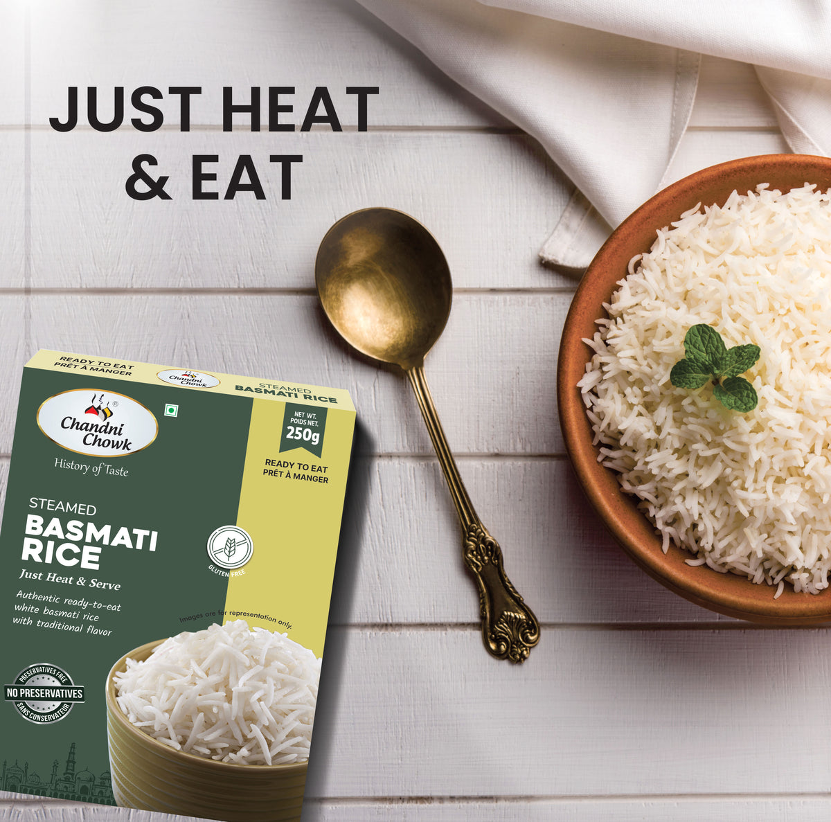 STEAMED BASMATI RICE