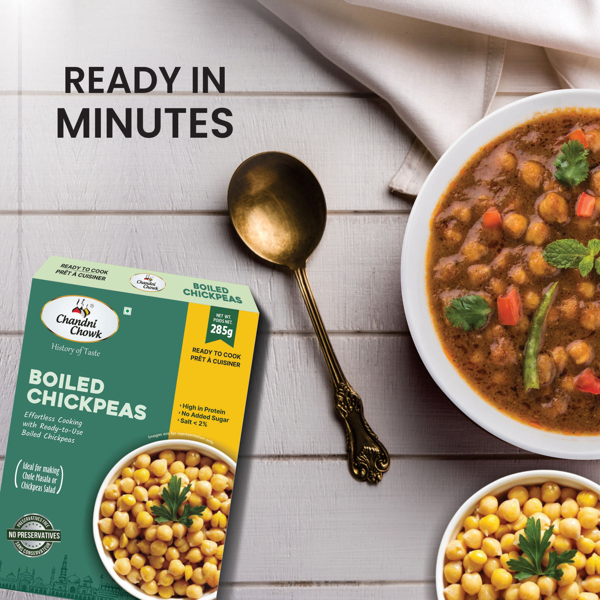 BOILED CHICKPEAS