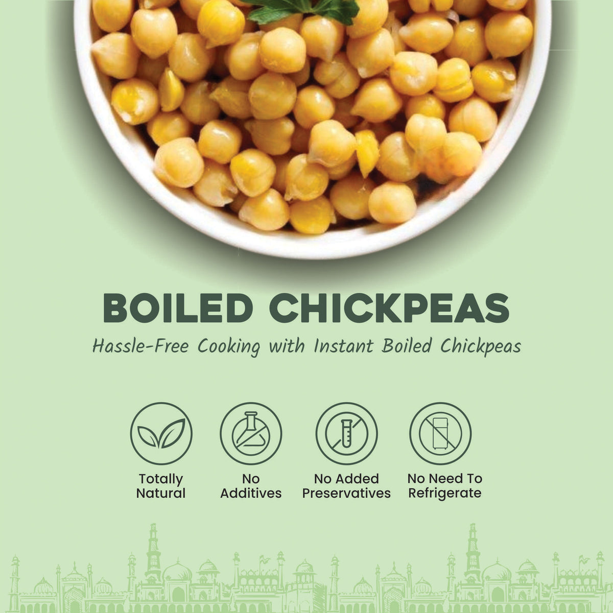 BOILED CHICKPEAS